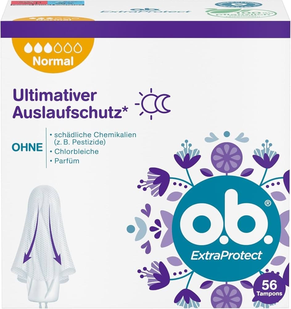 o.b. Extra Protect Tampons Normal, 56 Stück – Bipa