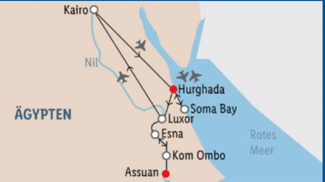 Ägypten Rundreise inkl. Nilkreuzfahrt, Kairo und Baden, 15 Tage – Lidl Reisen