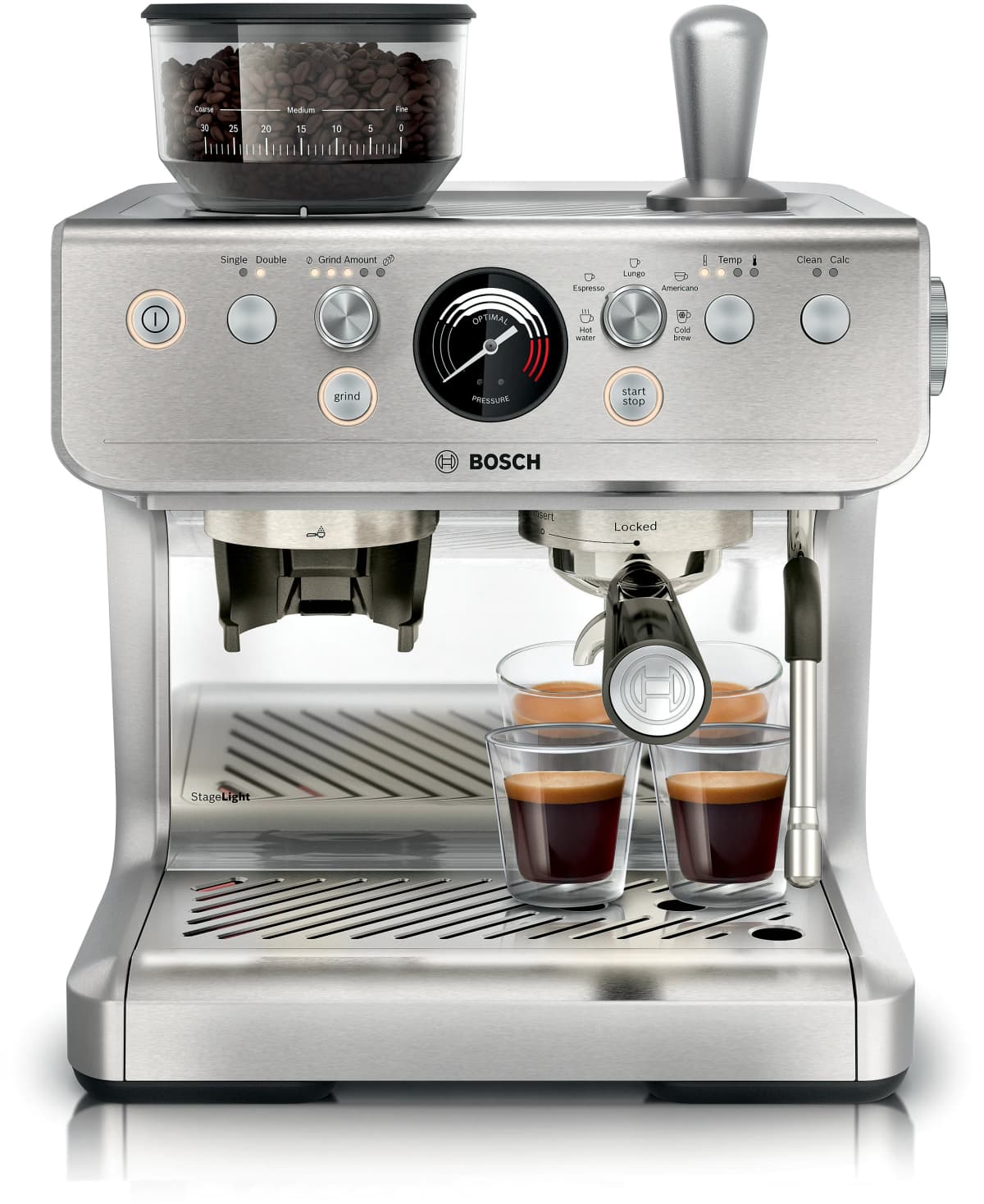 Siebträgermaschine PFE403C3 HomeCafé Serie 4 Bosch – Expert
