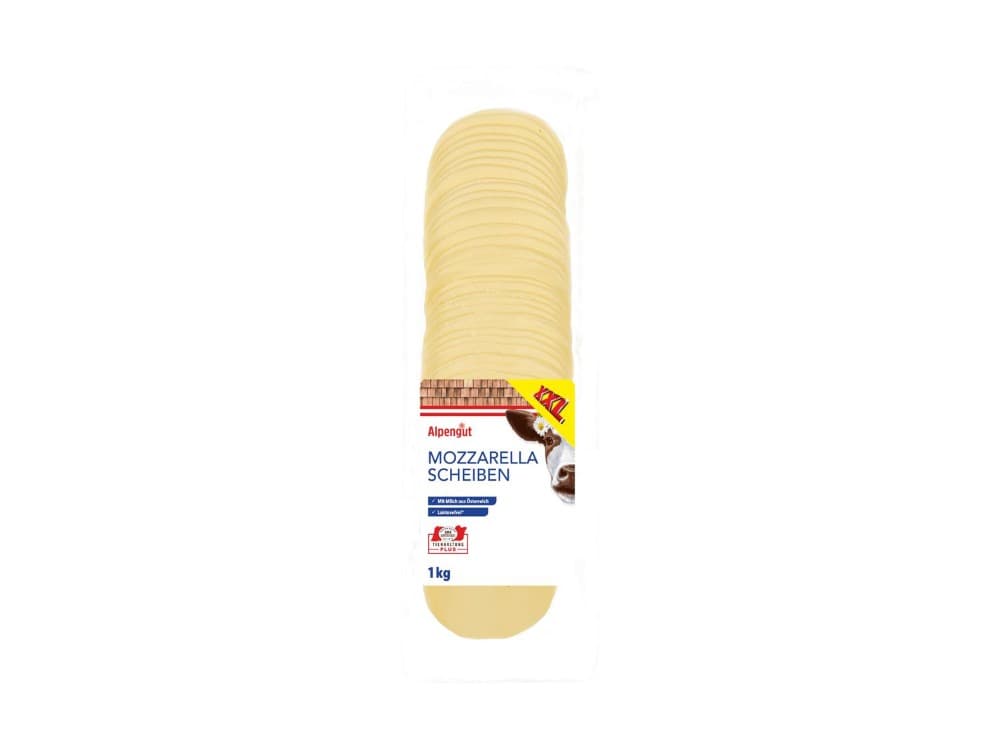 Alpengut Mozzarella Scheiben 1 kg Angebot bei Lidl