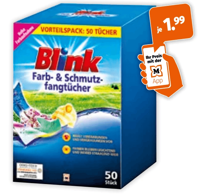 Blink Farb- und Schmutzfangtücher, 50 Stück – Müller