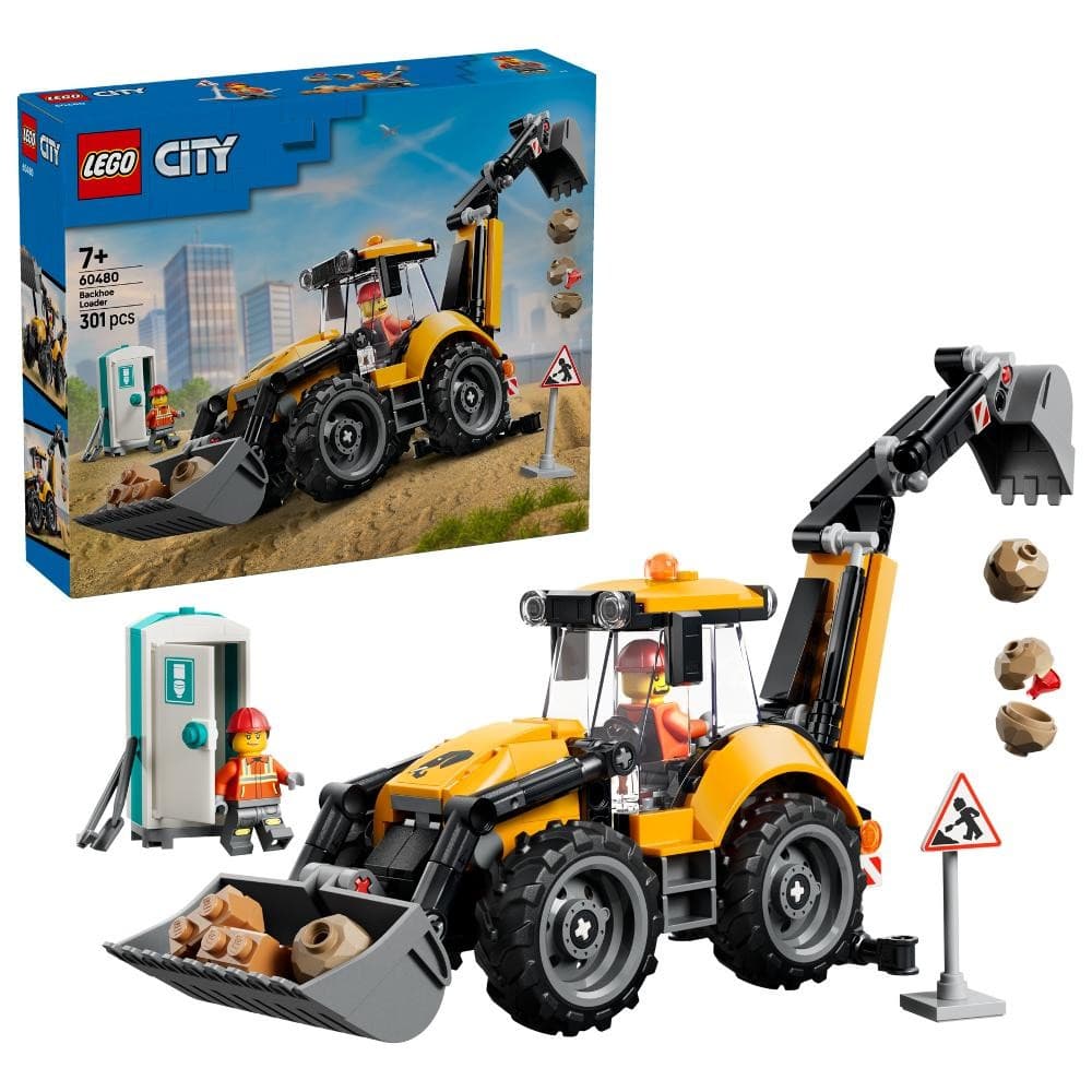LEGO CITY 60480 Gelber Baggerlader – Maximarkt