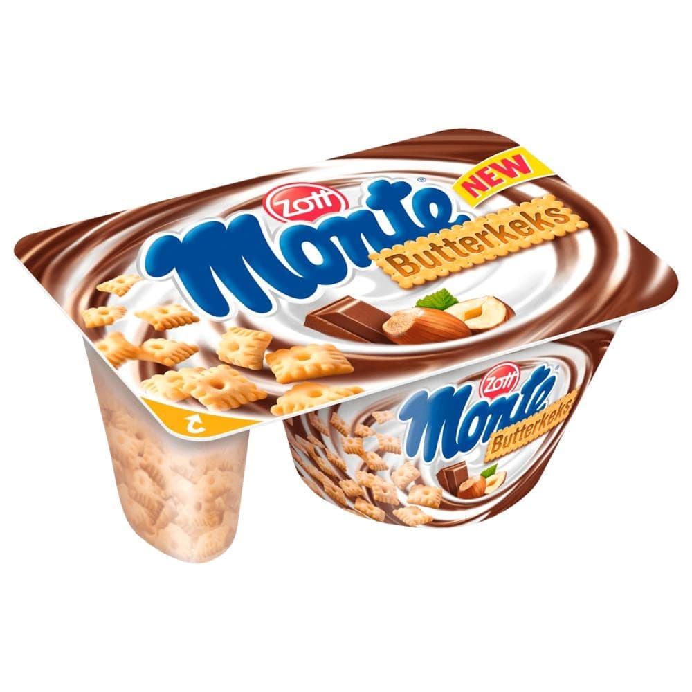Monte Dessert Butterkeks & Crunchy/Dessert, je 125 g oder je 150 g – Norma