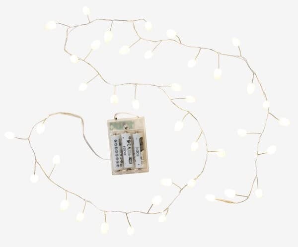 Lichterkette ASLAUG, 1,2 m Lichterkette + 0,5 m Kabel – Jysk