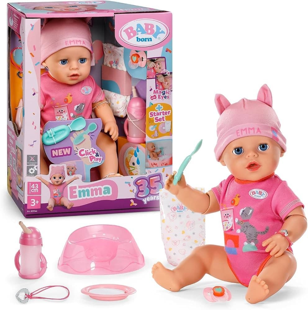 Baby Born Emma Click and Play, 43 cm – Maximarkt