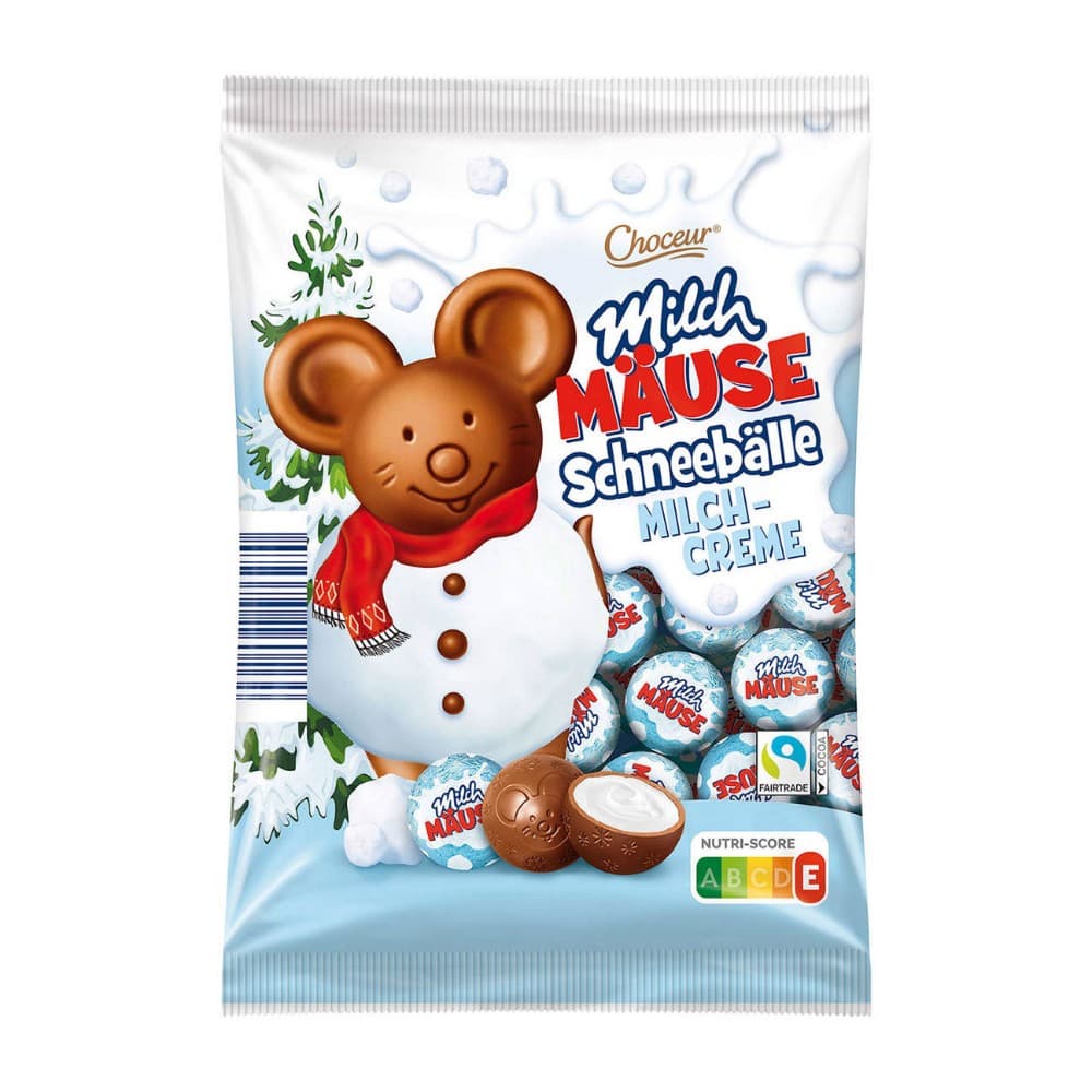 Choceur Milch Maus Schneebälle, 130 g – Hofer