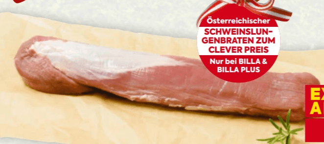 clever Schweinslungenbraten, ca. 499 g – Billa