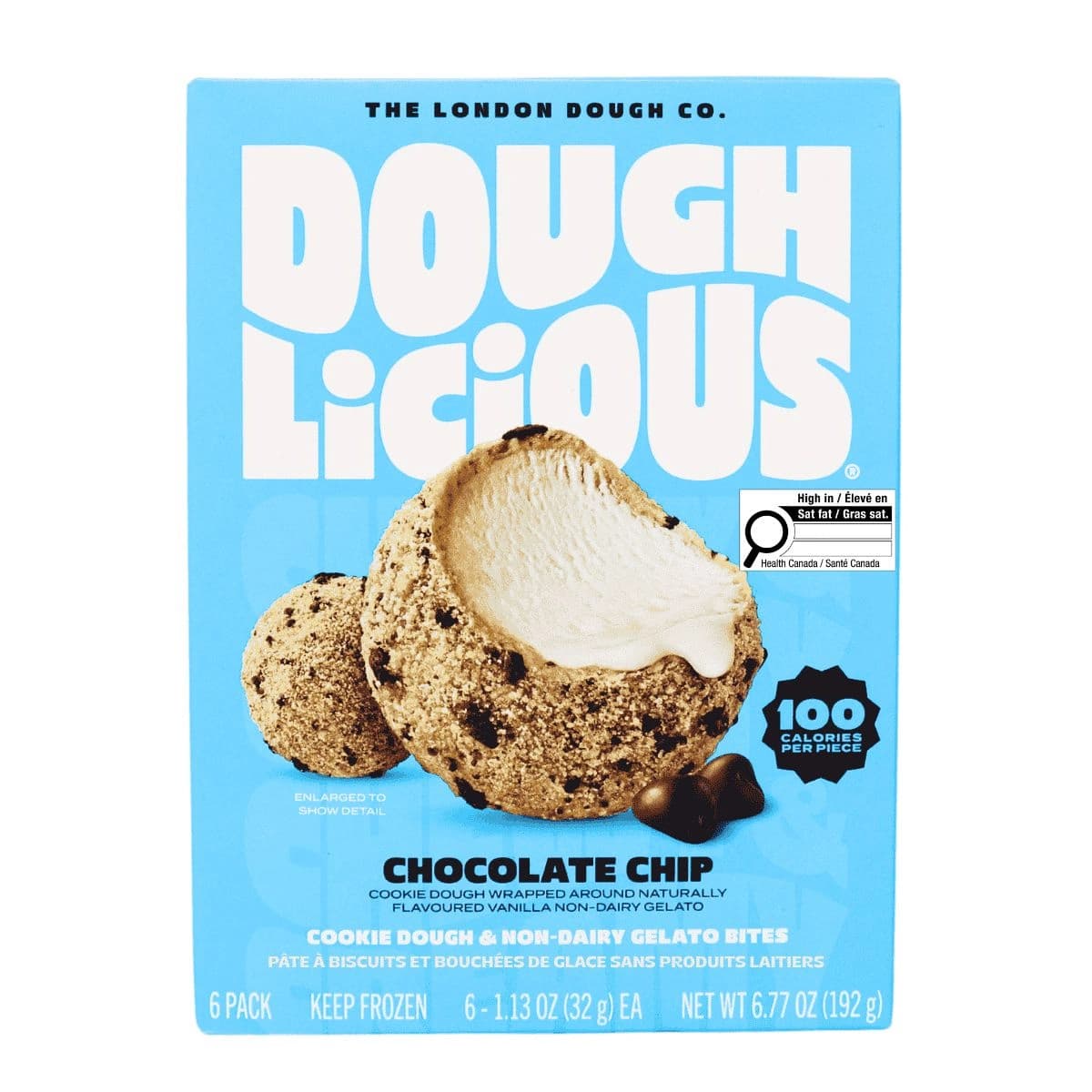 Doughlicious 6 Chocolate Chip Bites oder 6 Chocolate Truffle Bites, 192-g-Packung – Interspar