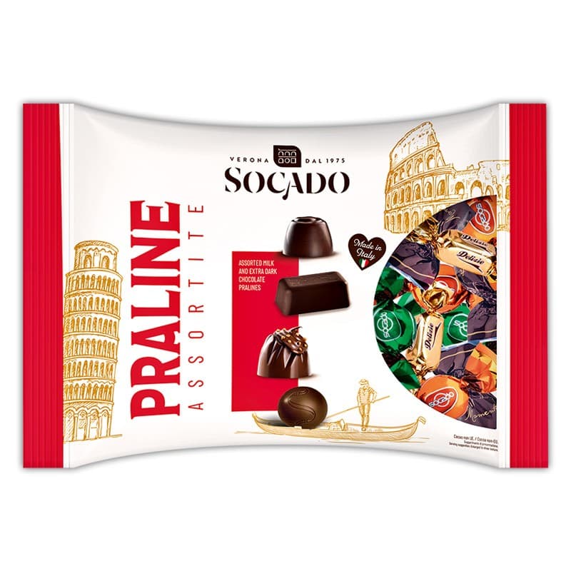 Italienische Pralinen XXL, 800 g Socado – Norma