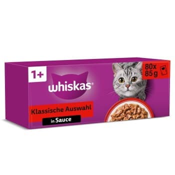 Whiskas Katzennahrung, 80x 85 g – Maximarkt