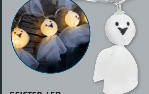 Geister-LED-Lichterkette – Penny