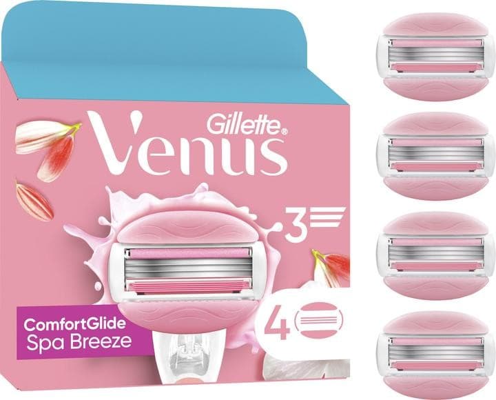Gillette Venus Comfortglide Spa Breeze Systemklingen, 4er-Pkg. – Spar