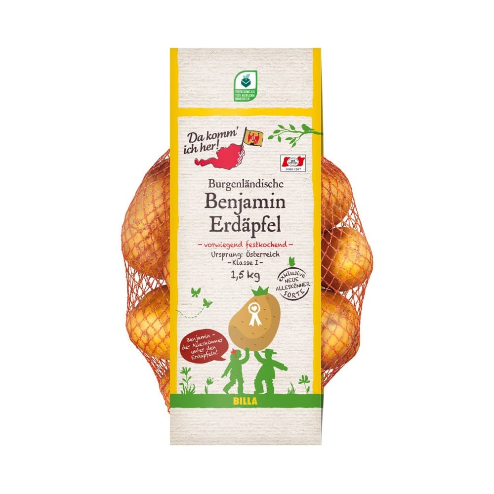 Benjamin Erdäpfel, 1,5 Kilo Sack – Billa Plus