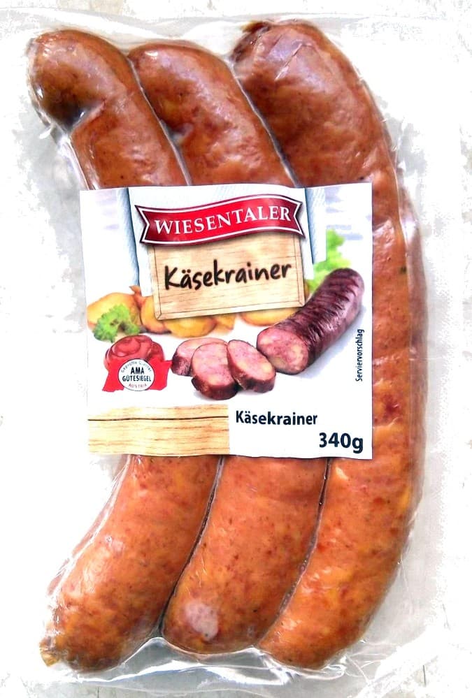 Käsekrainer, 340 g WIESENTALER – Lidl