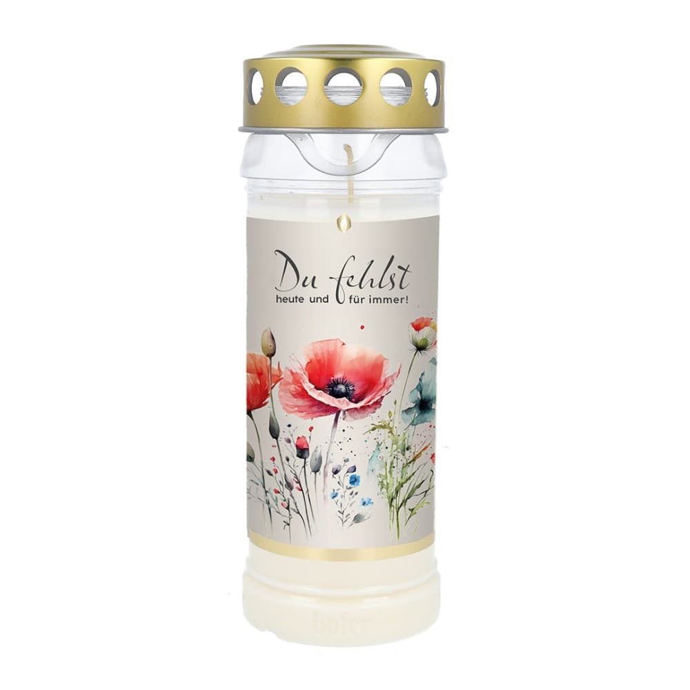 Grablicht mit Motiv 1 Stück Hofer Kerzen Angebot bei Norma