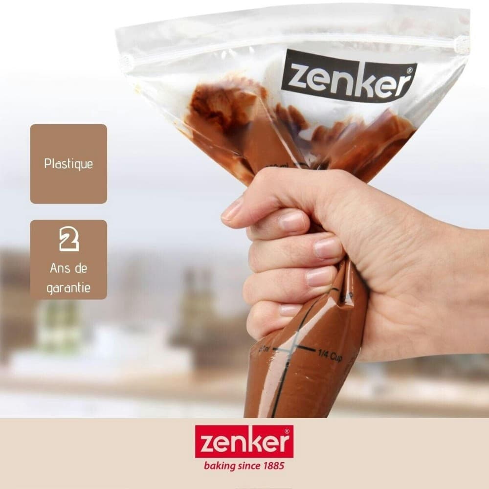 Zenker Backhelfer Einweg-Spritzbeutel, 20 Stk. – Norma