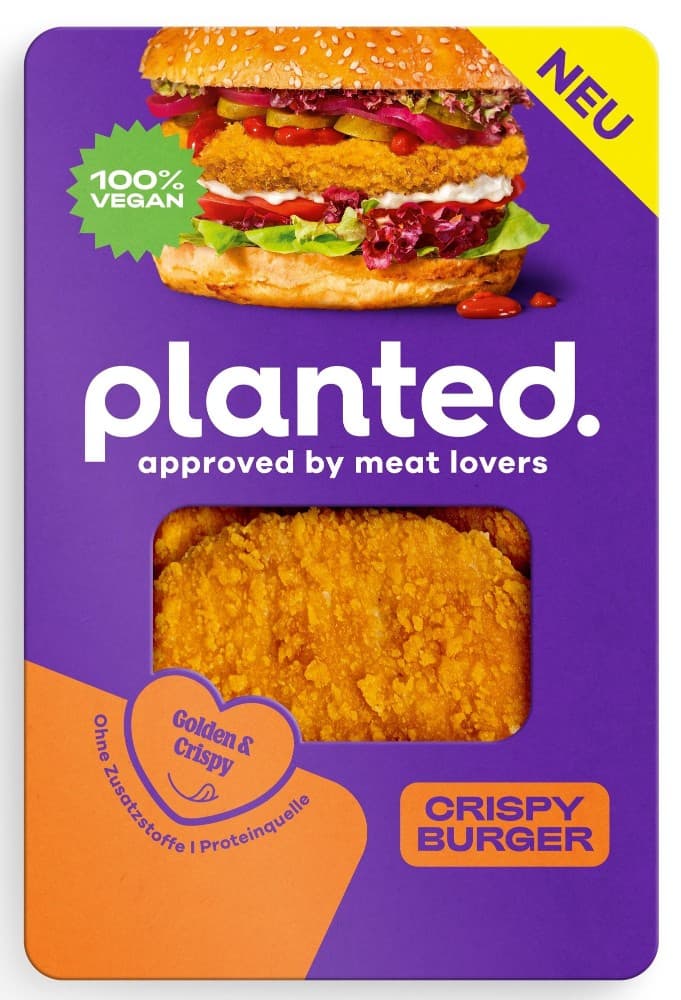 planted Chunks, Kebab, Nuggets oder Crispy Burger vegan, 160-g-180-g-Packung – Interspar
