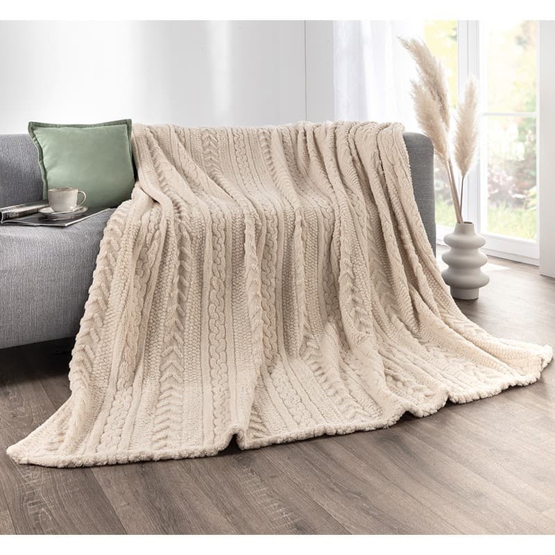 Bella Casa XL-Kuscheldecke „Meran“ ca. 180 x 200 cm Angebot bei Norma