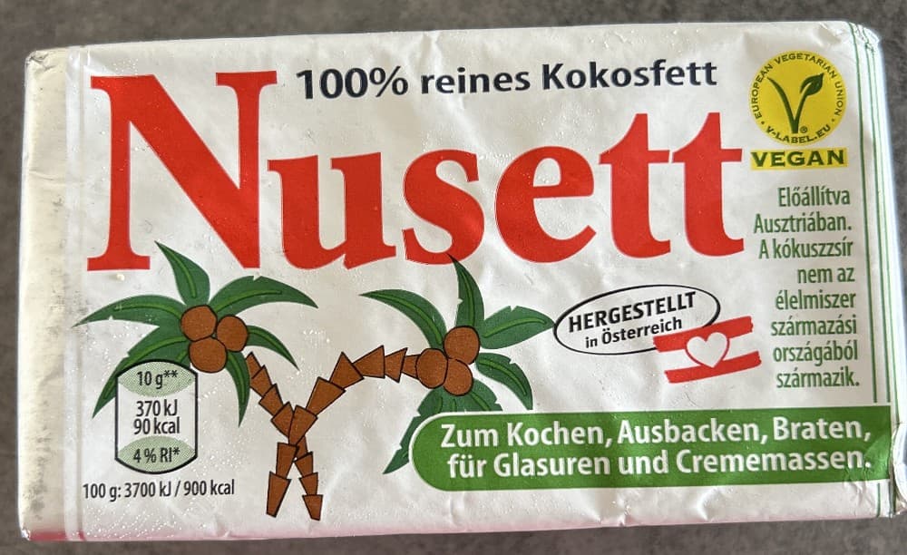 Kokosfett, 250 g Nusett – Hofer