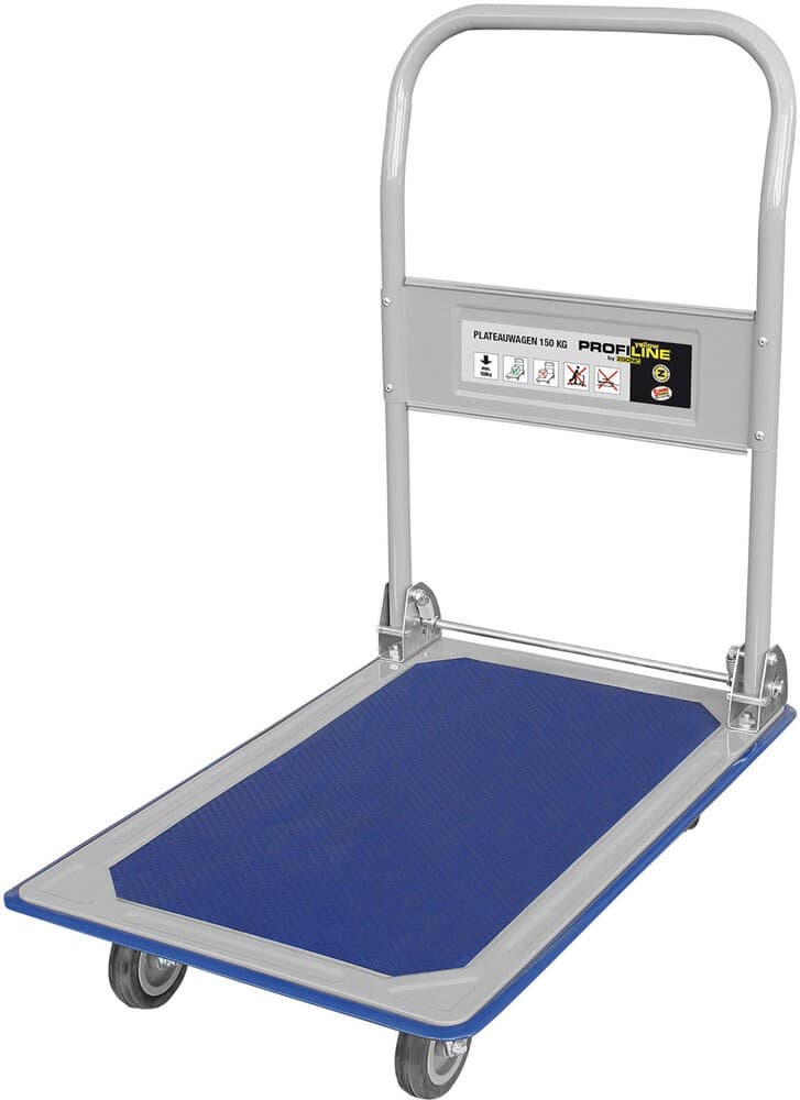 Plateauwagen, 150 kg, Rad-Ø 10 cm erba – Zgonc