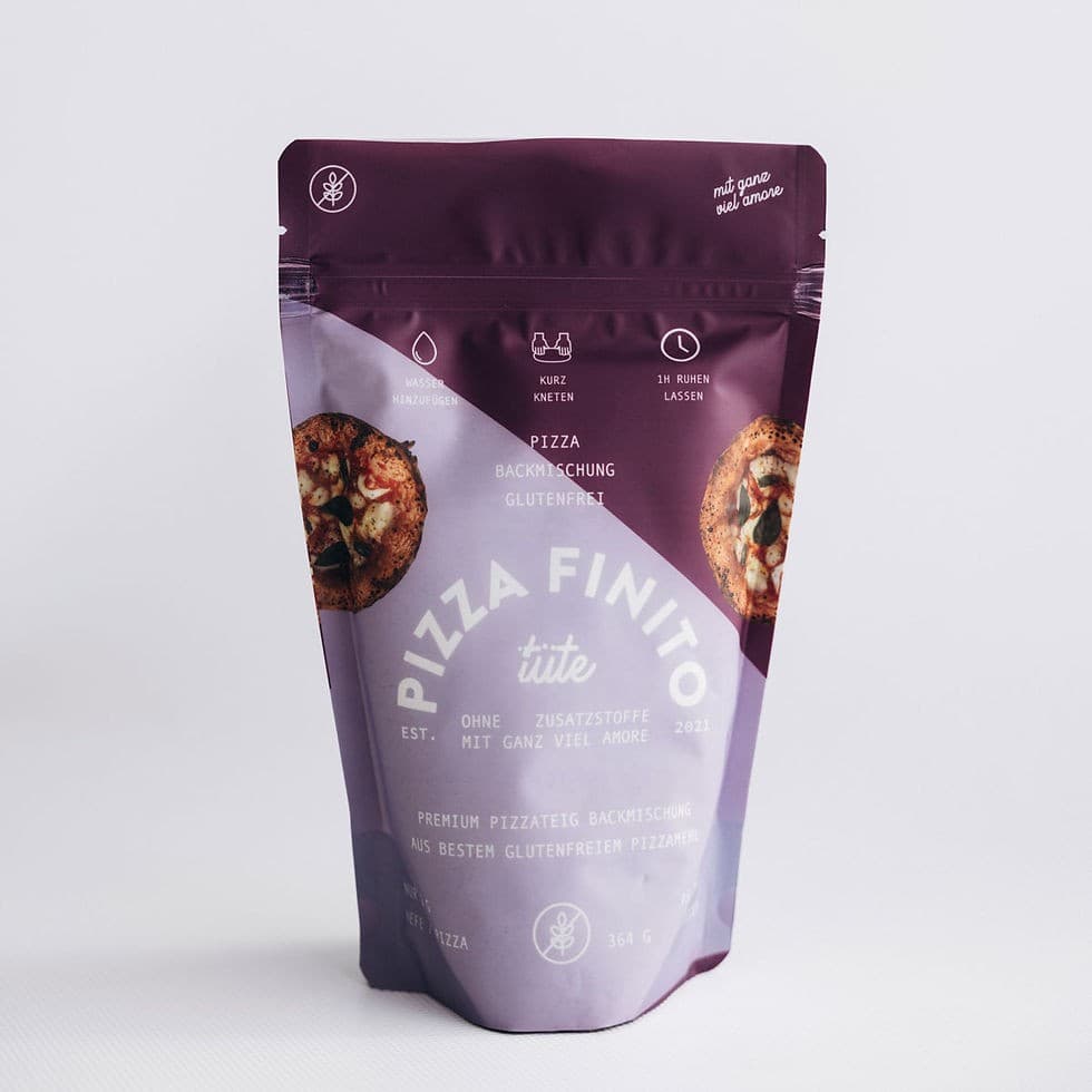 Pizzateig Backmischung, 361 g Pizza Tüte Finito – Spar
