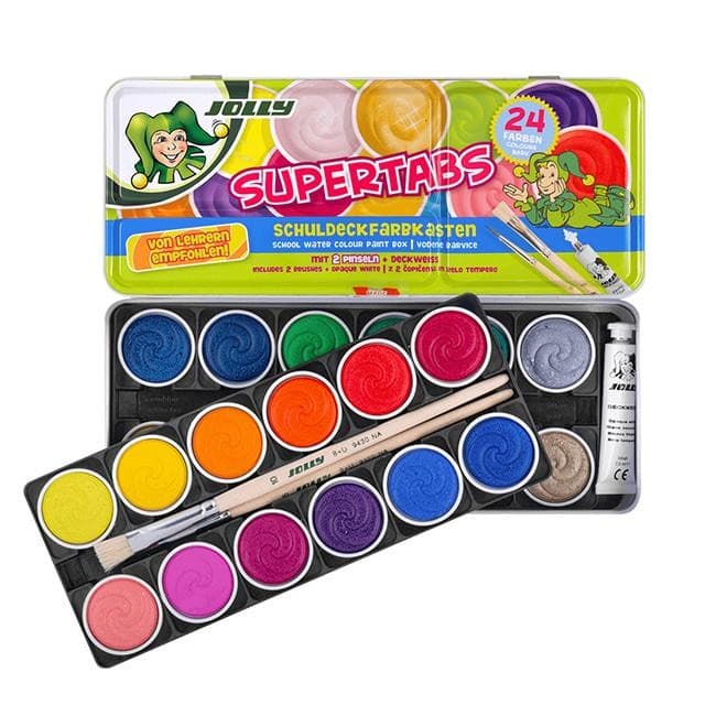 JOLLY Deckfarbkasten Supertabs 24 Farben Angebot bei Maximarkt