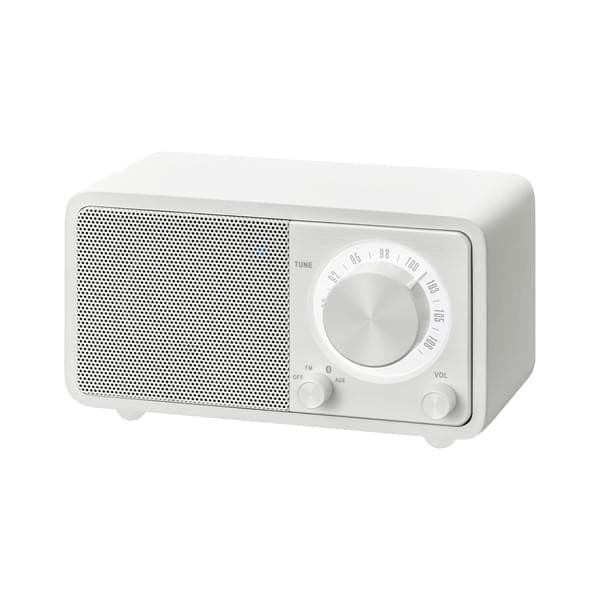 Sangean Tragbares Retro-Tischradio mit Bluetooth Genuine Mini WR-7 Weiss Matt – Expert