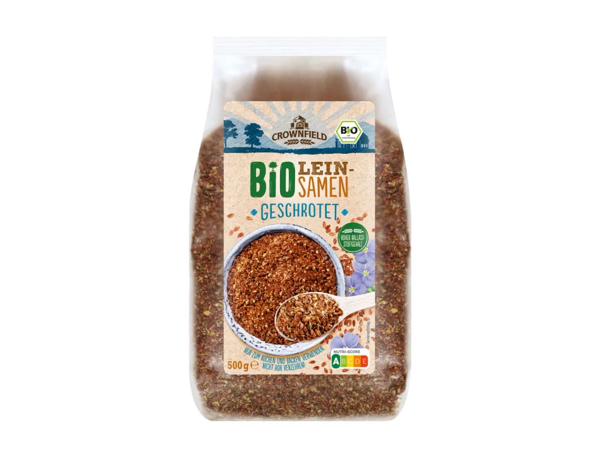 Crownfield Bio Leinsamen 500 g Angebot bei Lidl
