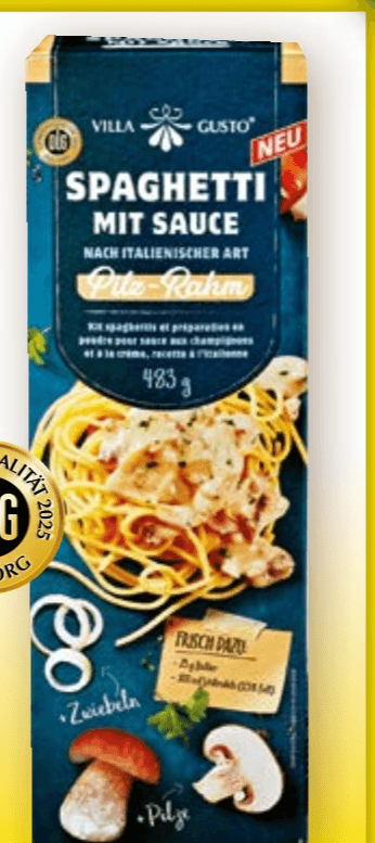 Spaghetti mit Sauce, 483 g VILLA GUSTO – Norma
