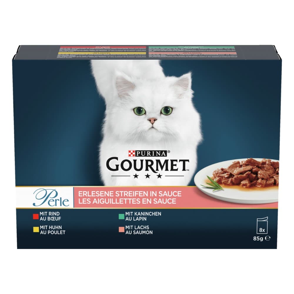 Gourmet Perle oder Purina One Katzennahrung 8 x 85 g Angebot bei Eurospar