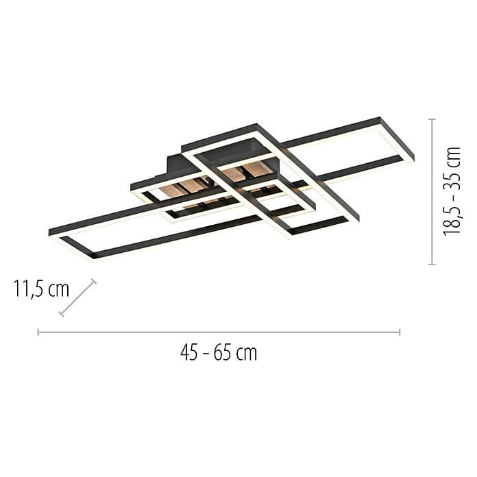 LED-Deckenleuchte AKUSTIKA, 20 W – Bauhaus