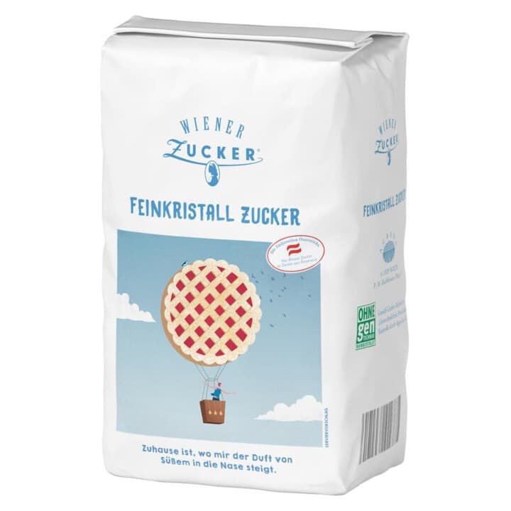 Feinkristallzucker, 1 kg Packung Wiener Zucker – Billa