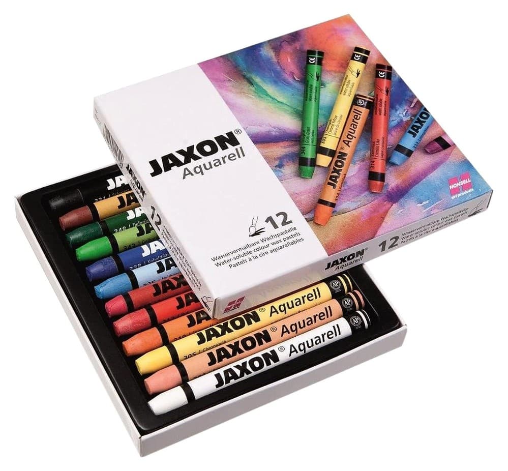 Jaxon Aquarellkreide 12er Etui Angebot bei Müller