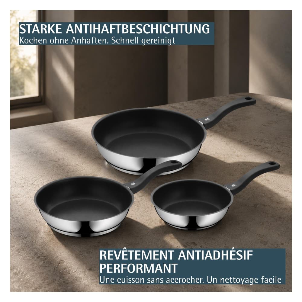 Pfannen-Set DEVIL, 3-teilig, Ø 20, 24, 28 cm – Müller