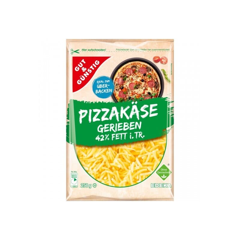 Pizzakäse gerieben, 250 g – Penny
