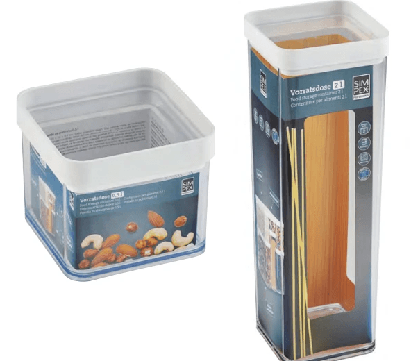 SIMPEX PROFESSIONAL Vorratsdosen »LOFT«, 0,5 Liter – Eurospar