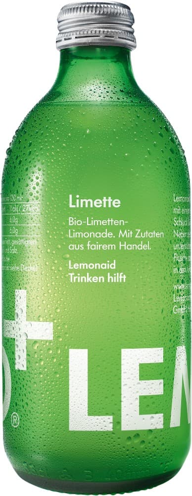 Lemonaid oder Charitea, 0,33-lt.-Flasche – Spar