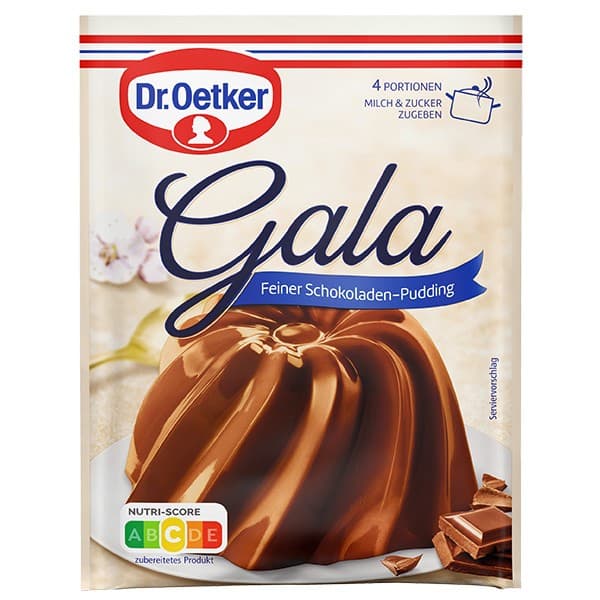 Gala Pudding Feiner Schokoladen-Pudding, 2x50 g Dr. Oetker – Norma