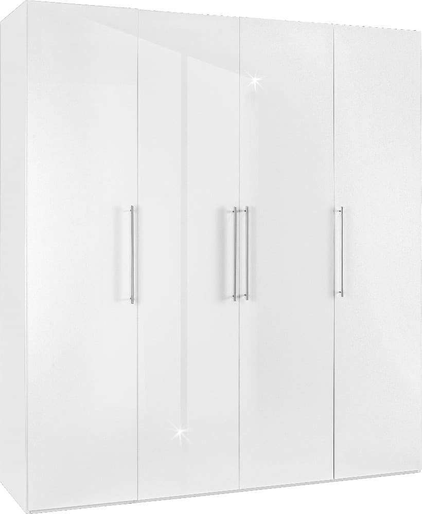 Drehtürenschrank Glossy 4-türig, ca. 196x219x60 cm Angebot bei Mömax