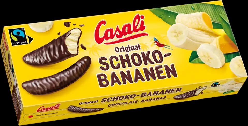 Casali Schoko-Bananen, 48 Stück, 600 g – Maximarkt