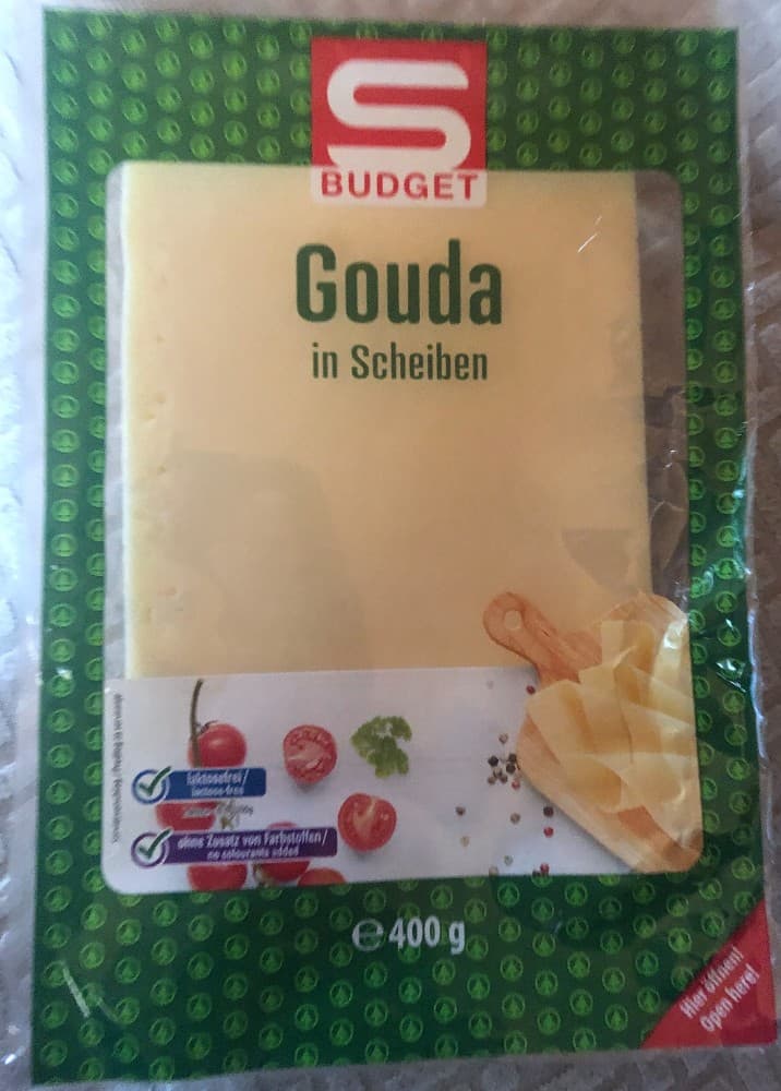 Gouda in Scheiben 400 g S-Budget Angebot bei Spar