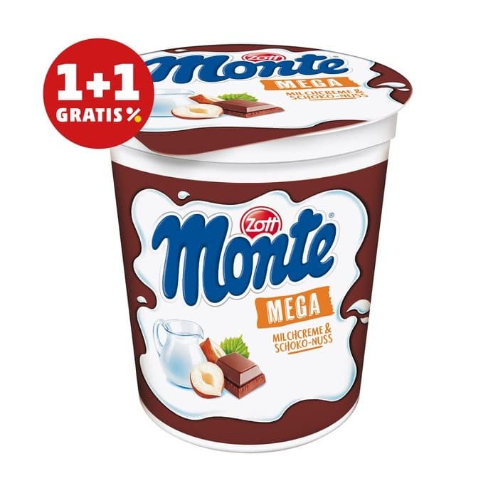 Zott Monte Maxi od. Mega, 400 g – Penny