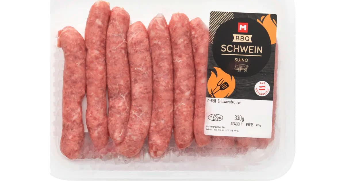 BBQ Grillwürstel 340 g Angebot bei MPREIS