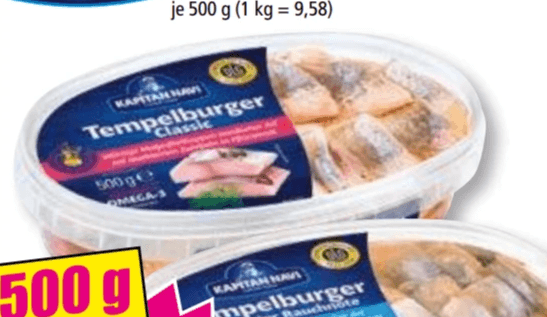 Tempelburger Matjesfilethappen, 500 g KAPITÄN NAVI – Norma