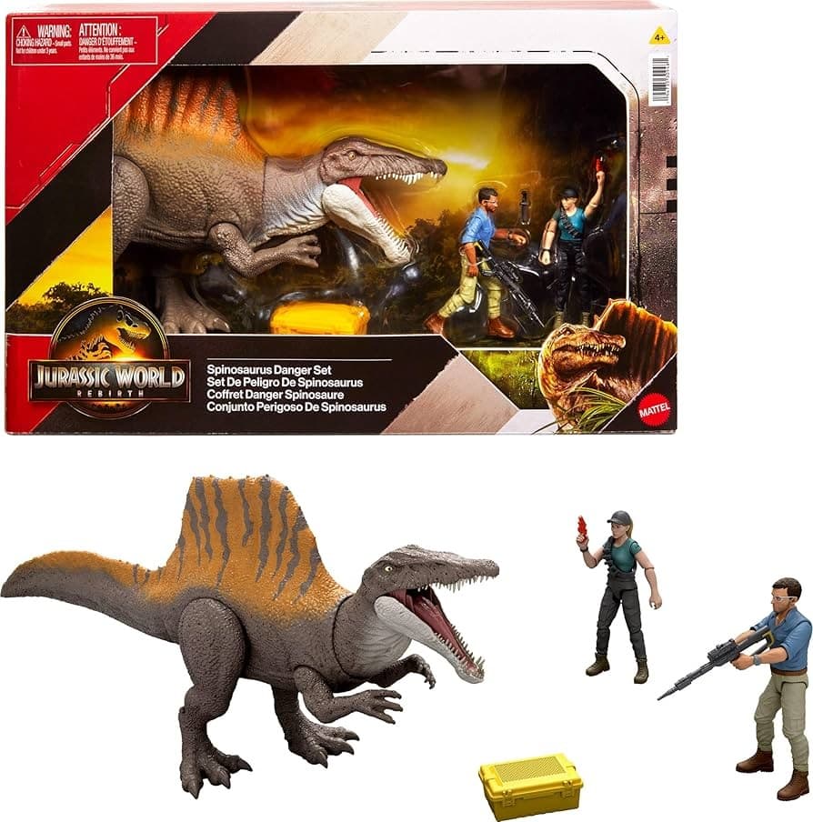 Mattel Jurassic World Die Wiedergeburt Spinosaurus – Maximarkt