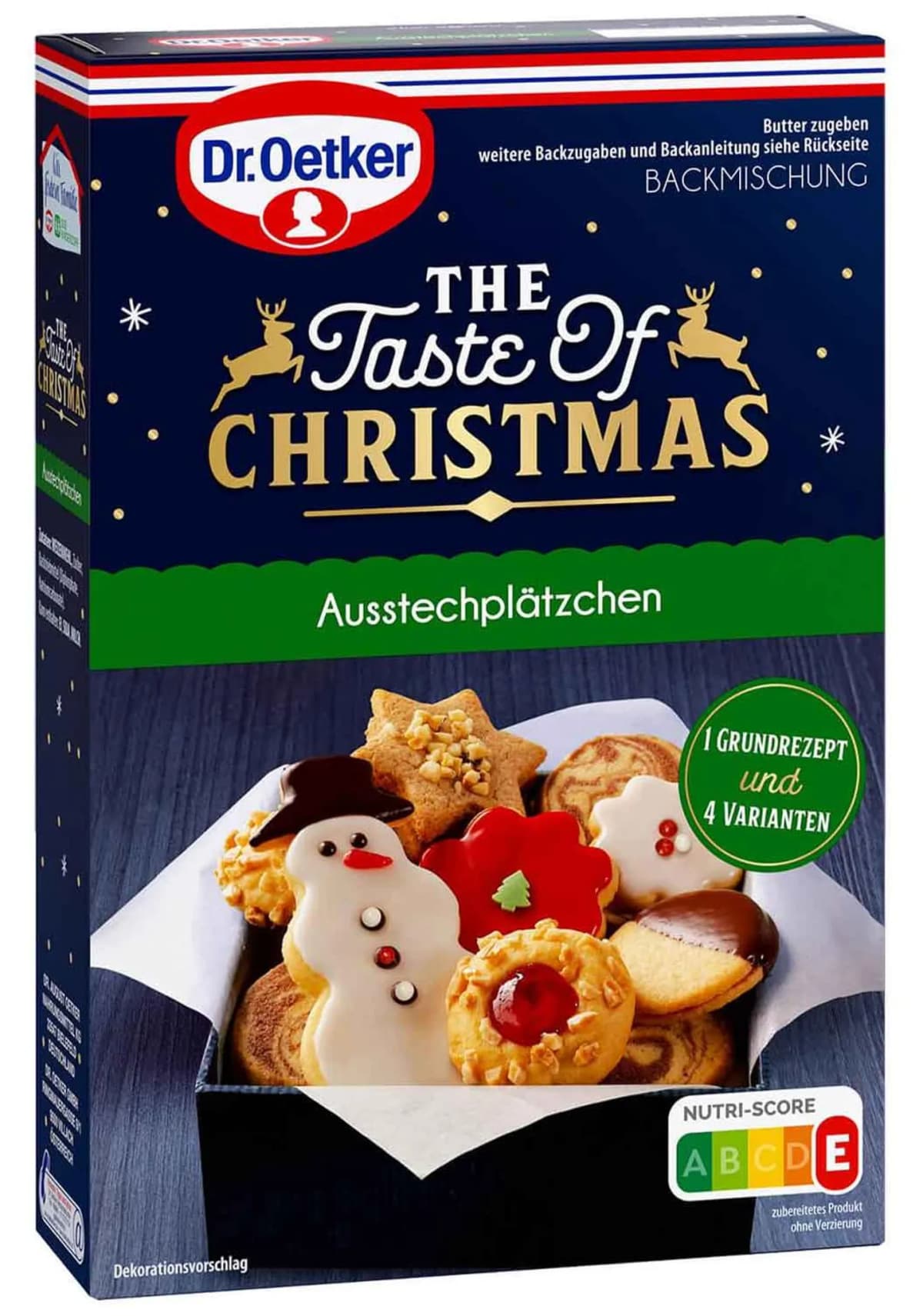 Backmischung Taste of Christmas Ausstechplätzchen, 500 g Dr. Oetker – Norma