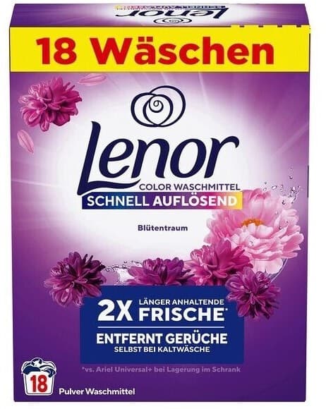 Waschmittel Pulver 18 WL LENOR Angebot bei Müller