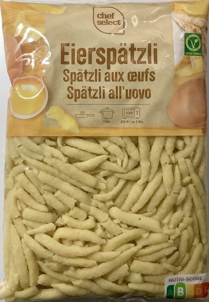 Chef Select Eierspätzle oder -knöpfle, 1 kg – Lidl
