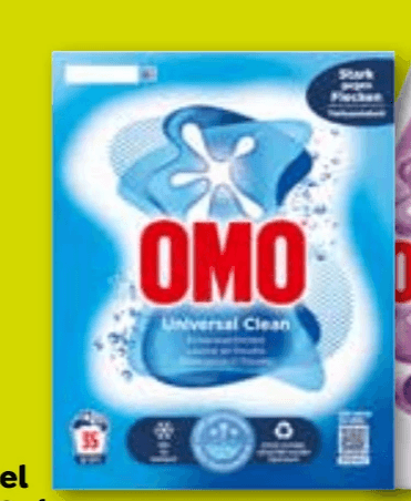 OMO Waschmittel Pulver od. Gel 35/40 WG Angebot bei Adeg
