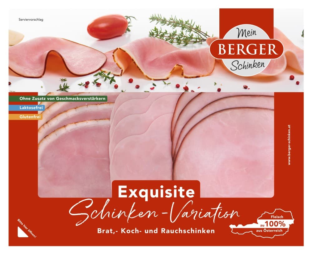 Berger Exquisite Schinken-Variation 240 g Angebot bei Penny